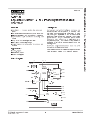 FAN5182 Datasheet PDF Fairchild Semiconductor