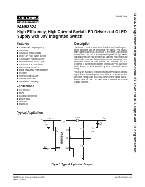 FAN5332ASX Datasheet PDF Fairchild Semiconductor