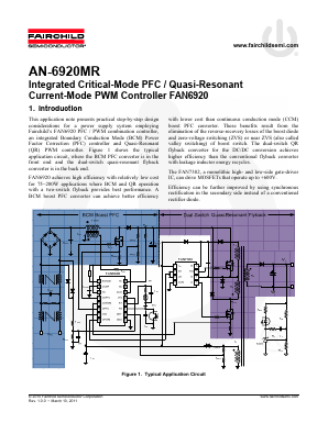 FAN6921MR Datasheet PDF Fairchild Semiconductor