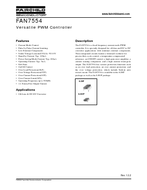 FAN7554 Datasheet PDF Fairchild Semiconductor