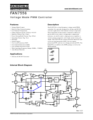 FAN7556 Datasheet PDF Fairchild Semiconductor