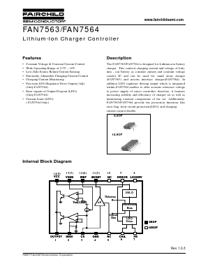FAN7563 Datasheet PDF Fairchild Semiconductor