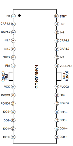 FAN8024CDTF Datasheet PDF Fairchild Semiconductor