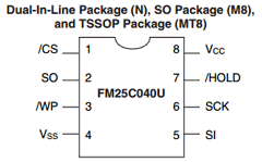 FM25C040UM8 Datasheet PDF Fairchild Semiconductor