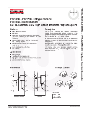 FOD053LT Datasheet PDF Fairchild Semiconductor