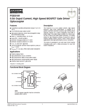 FOD3181 Datasheet PDF Fairchild Semiconductor