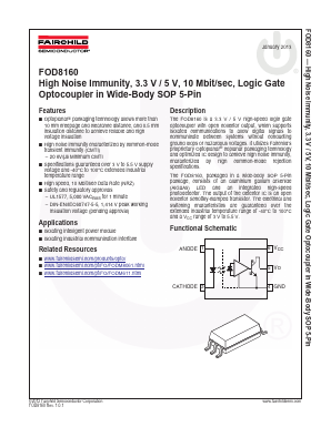 FOD8160 Datasheet PDF Fairchild Semiconductor