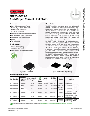 FPF2303MX Datasheet PDF Fairchild Semiconductor