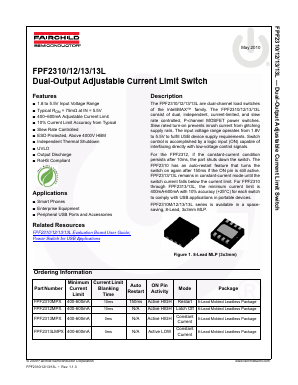 FPF2313LMPX Datasheet PDF Fairchild Semiconductor