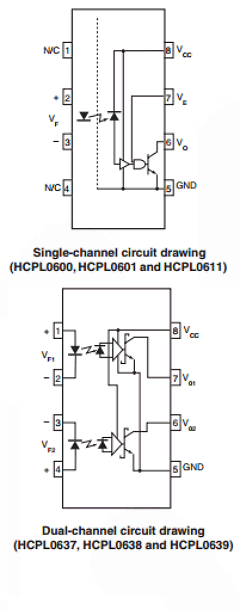 HCPL0637 Datasheet PDF Fairchild Semiconductor