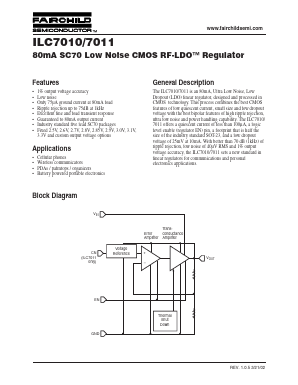 ILC7011 Datasheet PDF Fairchild Semiconductor