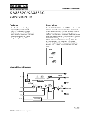 KA3882CD Datasheet PDF Fairchild Semiconductor
