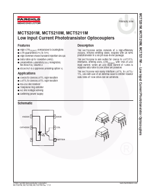 MCT5211TM Datasheet PDF Fairchild Semiconductor