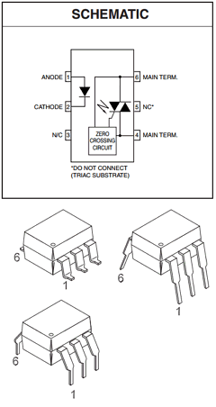 MOC3081MSR2V Datasheet PDF Fairchild Semiconductor