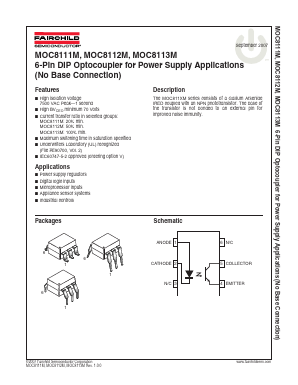 MOC8111SM Datasheet PDF Fairchild Semiconductor