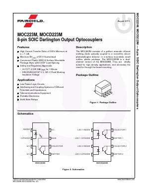 MOCD223R2VM Datasheet PDF Fairchild Semiconductor