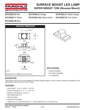 QTLP652C-Y Datasheet PDF Fairchild Semiconductor