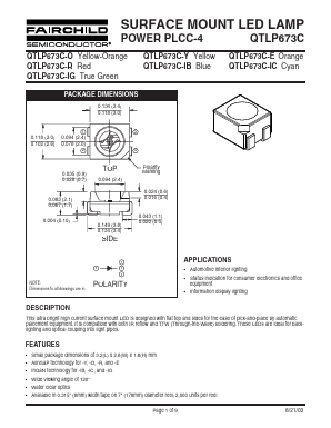 QTLP673C Datasheet PDF Fairchild Semiconductor