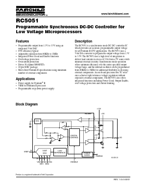 RC5051M Datasheet PDF Fairchild Semiconductor