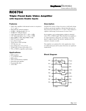 RC6704M Datasheet PDF Fairchild Semiconductor