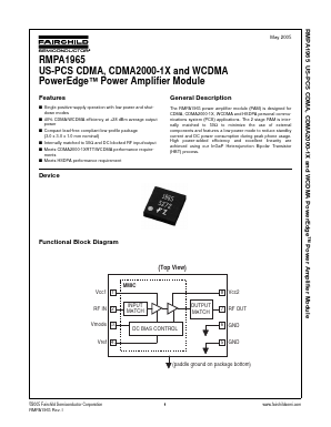 RMPA1965 Datasheet PDF Fairchild Semiconductor