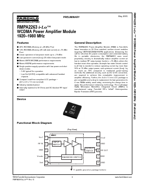 RMPA2263 Datasheet PDF Fairchild Semiconductor