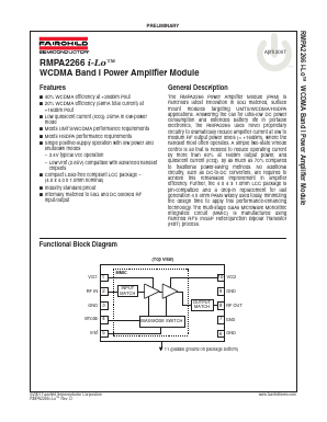 RMPA2266 Datasheet PDF Fairchild Semiconductor