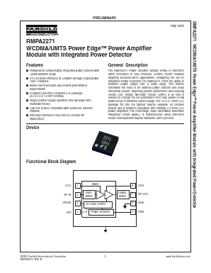 RMPA2271 Datasheet PDF Fairchild Semiconductor