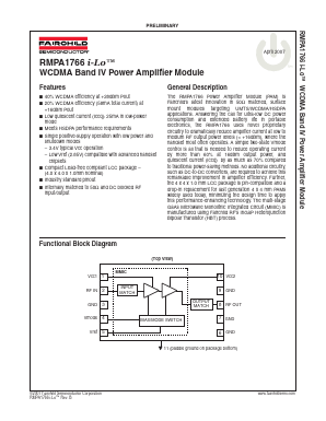 RMPA1766 Datasheet PDF Fairchild Semiconductor