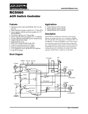 RC5060 Datasheet PDF Fairchild Semiconductor