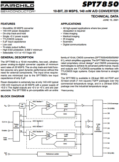 SPT7850 Datasheet PDF Fairchild Semiconductor