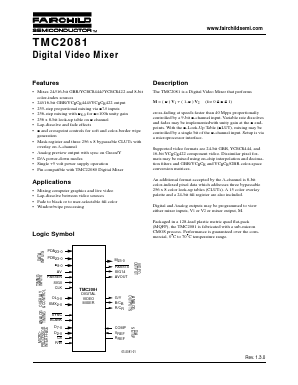 TMC2081 Datasheet PDF Fairchild Semiconductor