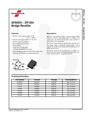 DF005S1 Datasheet PDF Fairchild Semiconductor