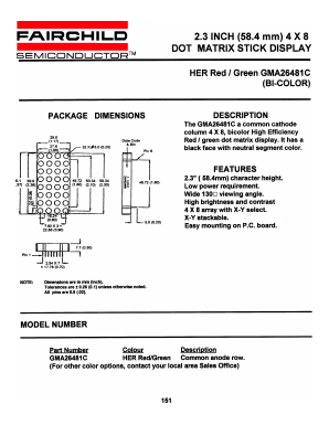 GMA26841C Datasheet PDF Fairchild Semiconductor