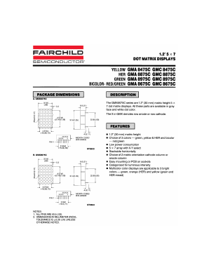 GMC8675C Datasheet PDF Fairchild Semiconductor