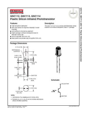 QSC114 Datasheet PDF Fairchild Semiconductor