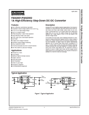 FAN2002MPX Datasheet PDF Fairchild Semiconductor