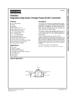 FAN5601 Datasheet PDF Fairchild Semiconductor