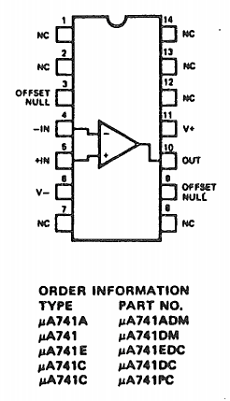 UA741PC Datasheet PDF Fairchild Semiconductor