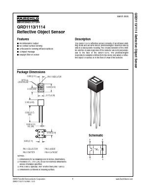 QRD1114 Datasheet PDF Fairchild Semiconductor