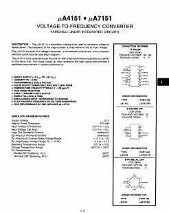 UA4151TC Datasheet PDF Fairchild Semiconductor