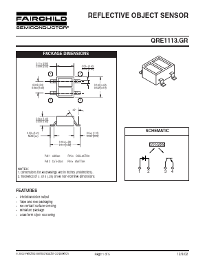 QRE1113 Datasheet PDF Fairchild Semiconductor