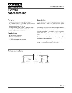 ILC7062CP-25 Datasheet PDF Fairchild Semiconductor