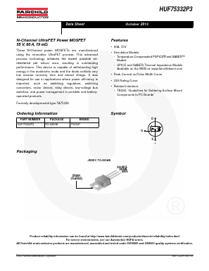 HUF75332P3_13 Datasheet PDF Fairchild Semiconductor