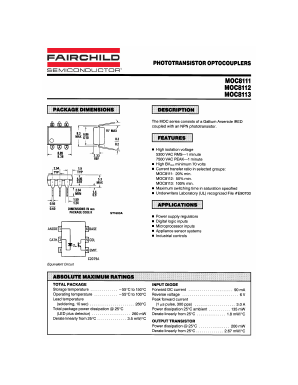 MOC8111_00 Datasheet PDF Fairchild Semiconductor