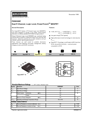 FDR8308P Datasheet PDF Fairchild Semiconductor
