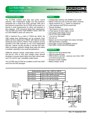 ILC7526 Datasheet PDF Fairchild Semiconductor