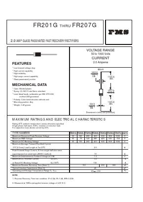 FR201G Datasheet PDF Formosa Technology