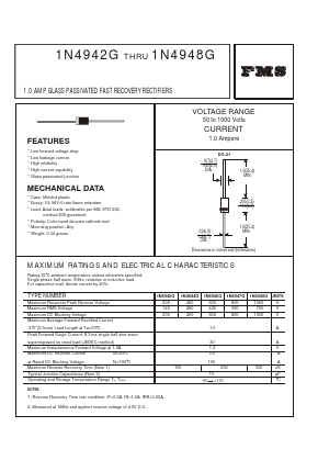 1N4942G Datasheet PDF Formosa Technology