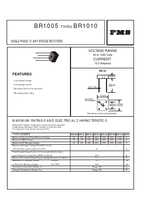 BR108 Datasheet PDF Formosa Technology